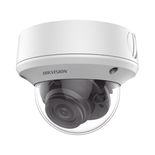 Domo TurboHD 5MP / Lente motorizado 2.7 - 13.5 mm / IR EXIR 40 mts / TVI-AHD-CVI-CVBS / IK10 / IP67 / dWDR