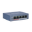 Switch PoE / 250 Metros PoE Larga Distancia / 4 Puertos 100 Mbps 802.3 af (15.4 W) + 1 Puerto Uplink 100 Mbps