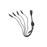 Cable con 5 Vías para Alimentar 4 Cámaras TURBOHD y DVR TURBOHD epcom / HIKVISION