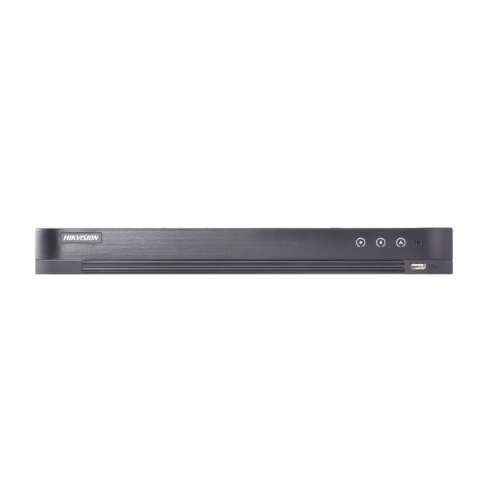 DVR 8 Megapixel / 16 Canales 4K TURBOHD + 16 Canales IP / 2 Bahías de Disco Duro / 4 Canales de Audio / 16 Entradas de Alarma