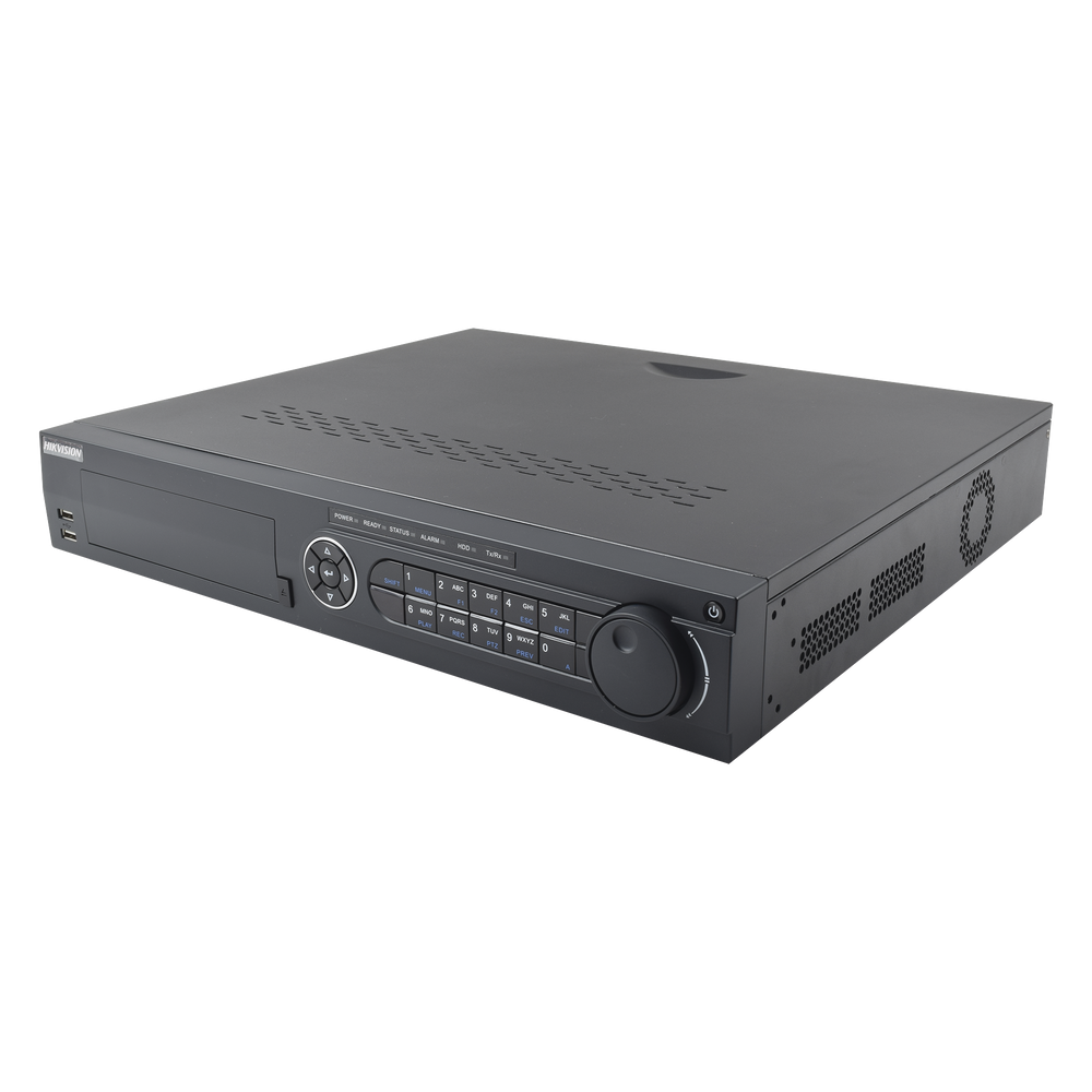 DVR 4 Megapixel / 24 Canales TURBOHD + 16 Canales IP / 4 Bahías de Disco Duro / 4 Canales de Audio / Videoanalisis / 16 Entradas de Alarma