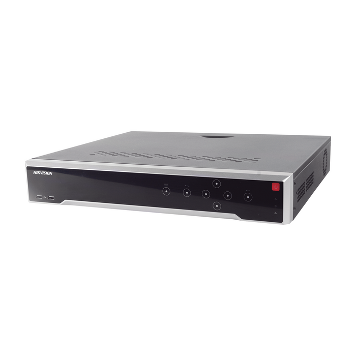 NVR 8 Megapixel (4K) / 16 canales IP /16 Puertos PoE+ / 4 Bahías de Disco Duro / Switch PoE 300 mts / HDMI en 4K