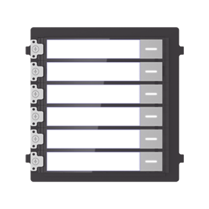 Modulo de Botones para Frente Multiapartamento Modular / Llamada de un solo Toque.