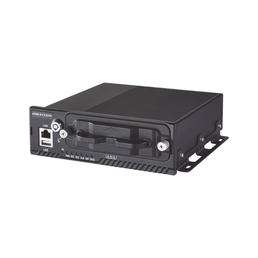 NVR movil 4 canales de 2MP con 4 puertos PoE / 3G-4G / GPS / WI-FI / 2 Bahías de disco duro de 2TB