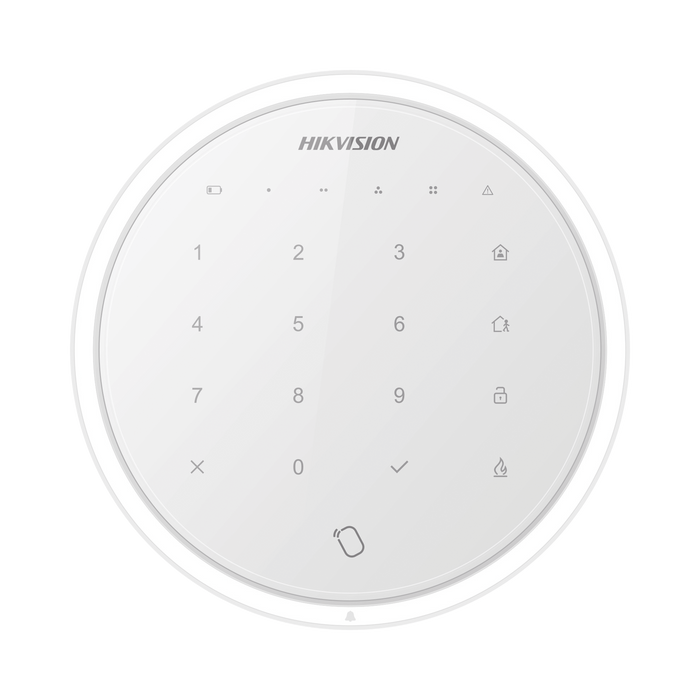 Teclado inalámbrico para panel de alarma Hikvision