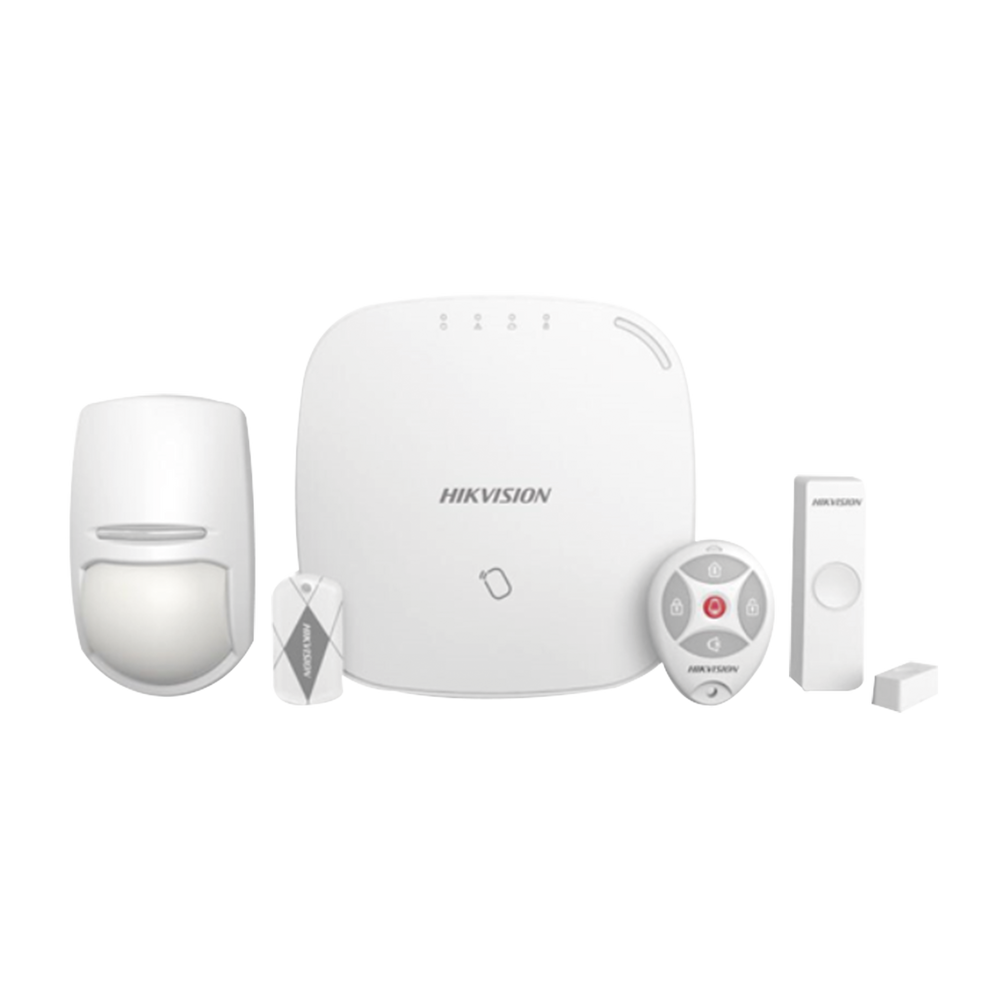 KIT Panel de Alarma / 1 Hub / 1 Sensor PIR / 1 Contacto Magnético / 1 Control Remoto/1 Tag / WiFi.