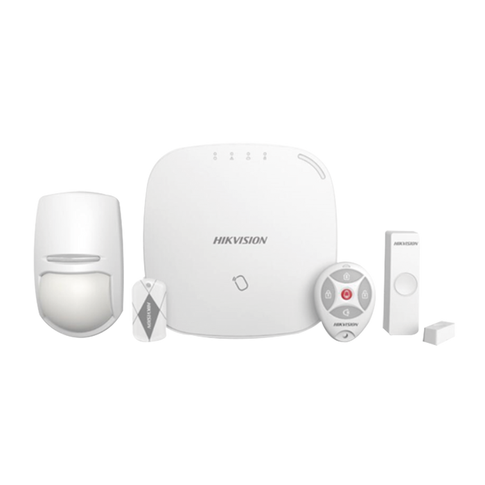 KIT Panel de Alarma / 1 Hub / 1 Sensor PIR / 1 Contacto Magnético / 1 Control Remoto/1 Tag / WiFi.