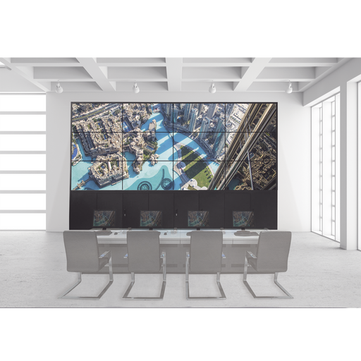 Kit Videowall 4x3 / Incluye 13 Pantallas de 55" / Decoder y Base de Piso