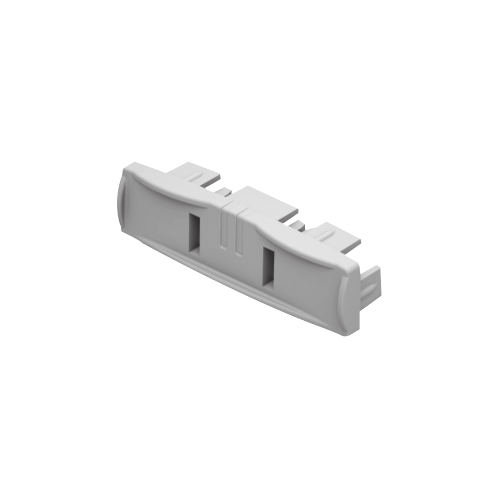 Tapa terminal color blanco para canaleta DX10000.00