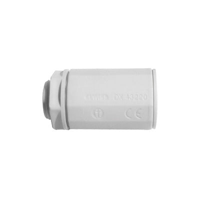 Conector de tubería rígida a caja (Racor), PVC Auto-extinguible, de 32 mm (1 1/4")