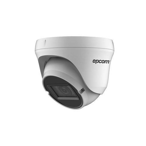 Turret TURBOHD 4 Megapixel / Lente Varifocal 2.8 mm a 12 mm / 40 m IR EXIR / Exterior IP66 / 4 Tecnologías (TVI / AHD / CVI / CVBS)