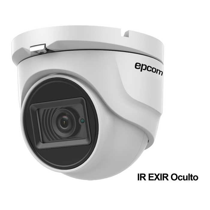 Eyeball TURBOHD 4K (8Megapixeles) / Gran Angular 102º / Lente 2.8 mm / Exterior IP67/ IR EXIR 30 mts / dWDR / TVI-AHD-CVI-CVBS