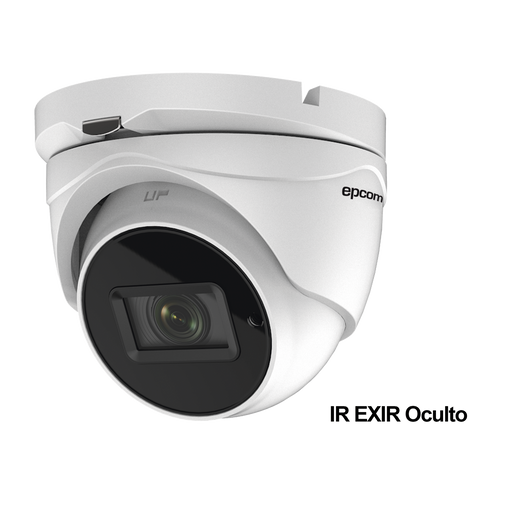 Eyeball 4K (8 Megapixeles)TURBOHD / Lente Mot. 2.7 a 13.5 mm / Potente IR EXIR 60 mts / Exterior IP67 / 9 a 15 VCD