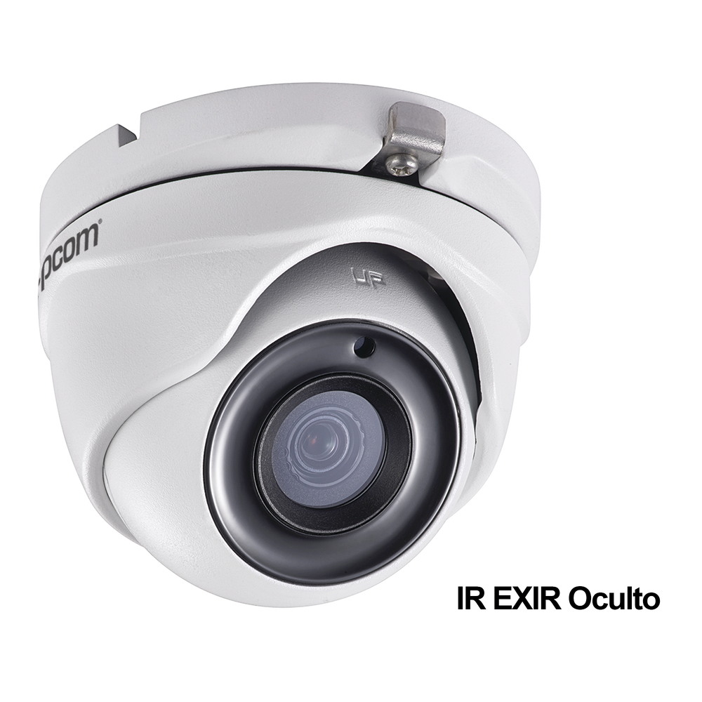 Eyeball TURBOHD 5 Megapixel / Gran Angular / Lente 2.8 mm / TVI-AHD-CVI-CVBS / 20 mts IR EXIR / Exterior IP67 / dWDR