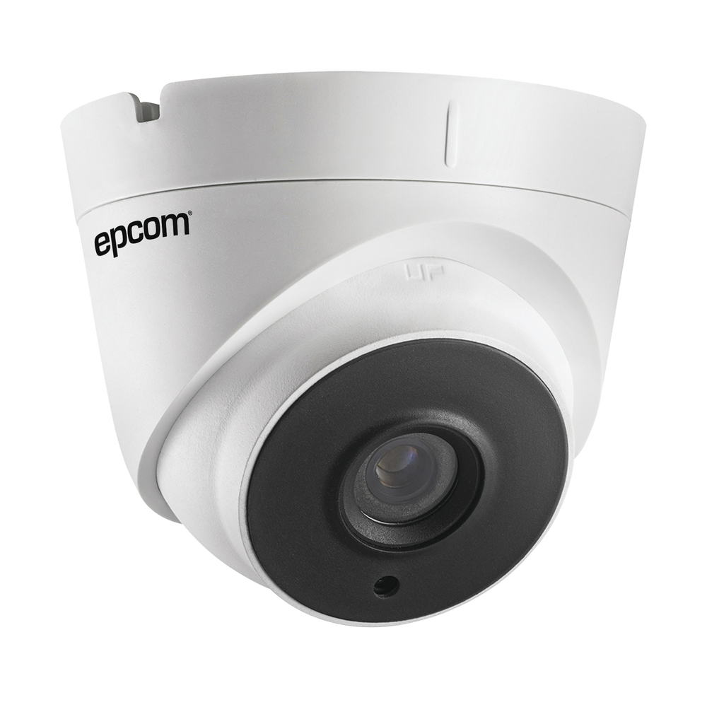 Turret TURBOHD 5 Megapixel / Gran Angular / Lente 2.8 mm / 40 mts Smart IR / IP67 / Tecnología 4 en 1