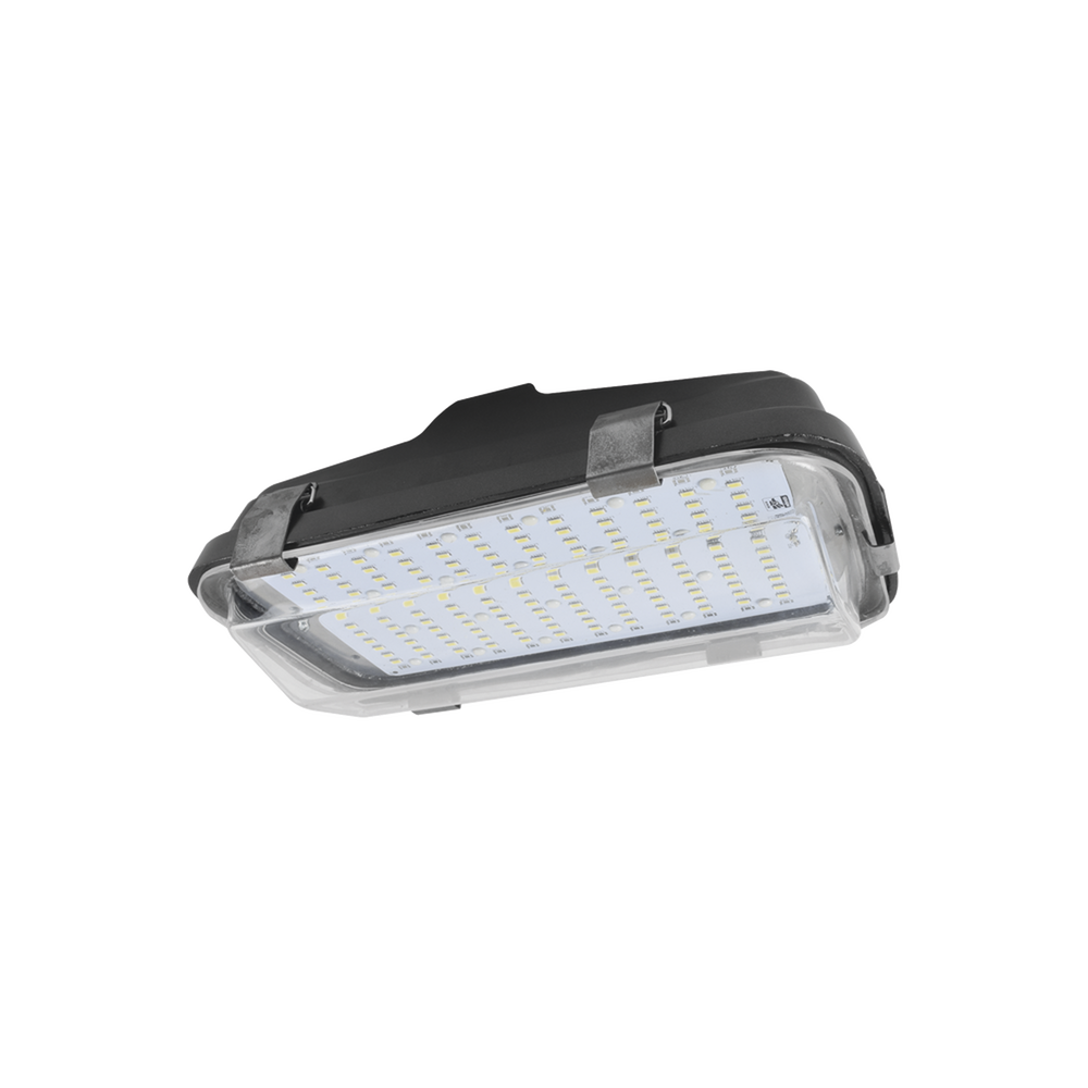 Luminaria LED para alumbrado publico de 45 watts de 12/24 Vcd, 5040 Lm