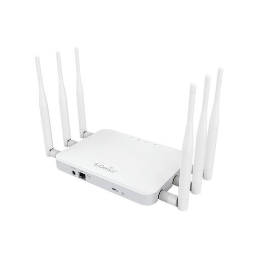 Punto de Acceso y Repetidor para Interior ac (3x3) de Largo alcance, 800mW de potencia, Doble Banda Simultanea 1300 Mbps en 5 GHz y 450 Mbps en 2.4 GHz, 6 Antenas desmontables de 5 dBi, Soporta PoE 802.3at