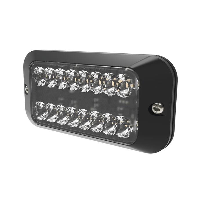 Luz Auxiliar Serie EDX3789, 8 LEDs Ultra Brillantes, color ámbar claro.