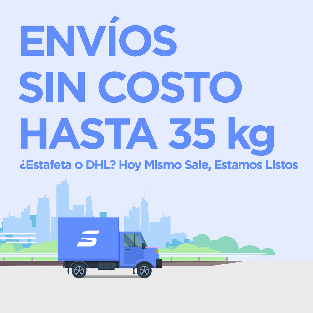 Envío Terrestre GRATIS Hasta 35 kg