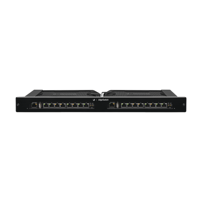 EdgeSwitch 16XP Administrable de 16 Puertos Gigabit PoE PRO de 24 V Pasivo y 48 V Pasivo, con funciones avanzadas de Capa 2