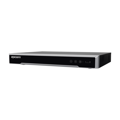 DVR 8 Megapixel / 8 Canales 4K TURBOHD + 8 Canales IP / 1 Bahía de Disco Duro / 4 Canales de Audio / 8 Entradas de alarma / Vídeoanálisis