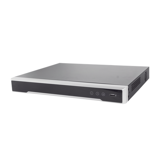 DVR 8 Megapixel / 16 Canales 4K TURBOHD + 16 Canales IP / 2 Bahía de Disco Duro / 4 Canales de Audio / 16 Entradas de alarma / Vídeoanálisis