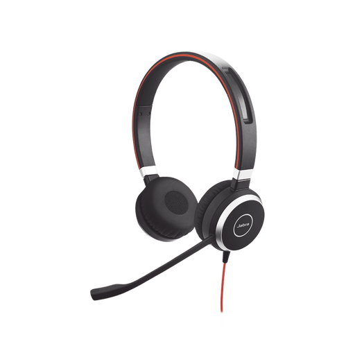 Jabra Evolve 40 Duo con Conexión USB / 3.5 mm, indicador de ocupado y cancelación de ruido pasiva (6399-823-109)