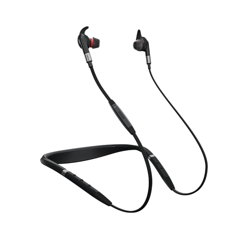 Jabra Evolve 75e inalámbrica con cancelación de ruido activa ANC y luz de ocupado integrada (7099-823-409)