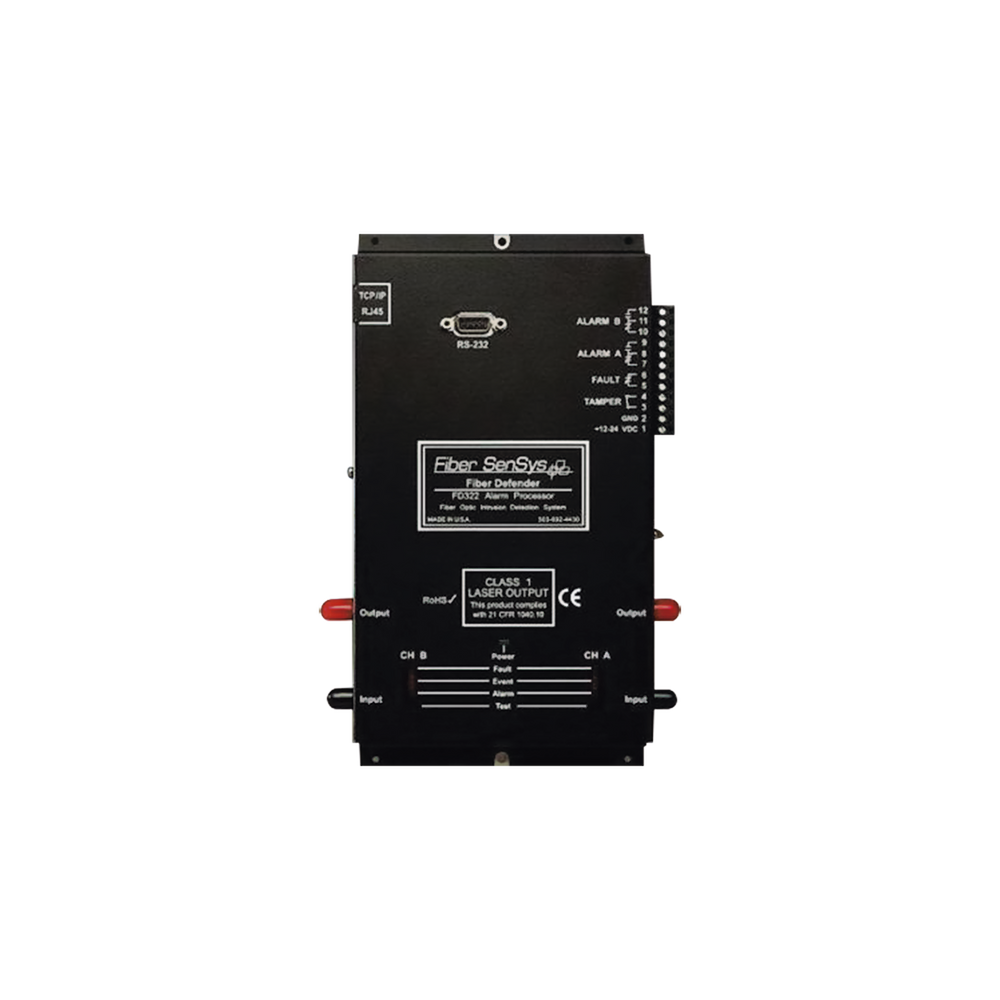 Sensor de Seguridad Perimetral de 2 Zonas/ Detección por Fibra Óptica Sensitiva/ Rango de 0 a 500 metros de protección