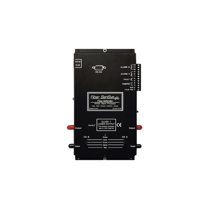 Sensor de Seguridad Perimetral de 2 Zonas/ Detección por Fibra Óptica Sensitiva/ Rango de 0 a 500 metros de protección