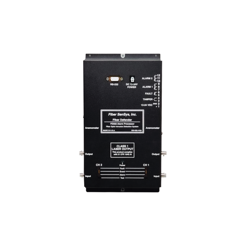 Sensor de Seguridad Perimetral de 2 Zonas / Detección por Fibra Óptica Sensitiva/ Rango de 0 hasta 5 Km de Deteccion