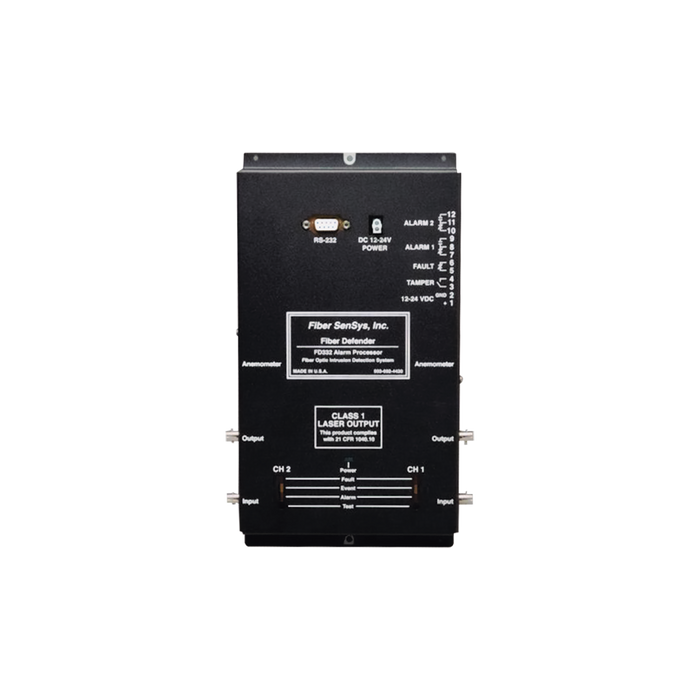 Sensor de Seguridad Perimetral de 2 Zonas / Detección por Fibra Óptica Sensitiva/ Rango de 0 hasta 5 Km de Deteccion