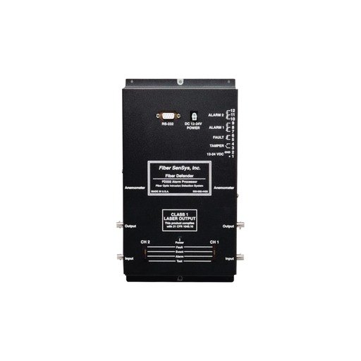 Sensor de Seguridad Perimetral de 2 Zonas / Detección por Fibra Óptica Sensitiva/ Rango de 0 hasta 5 Km de Detección / Comunicación IP