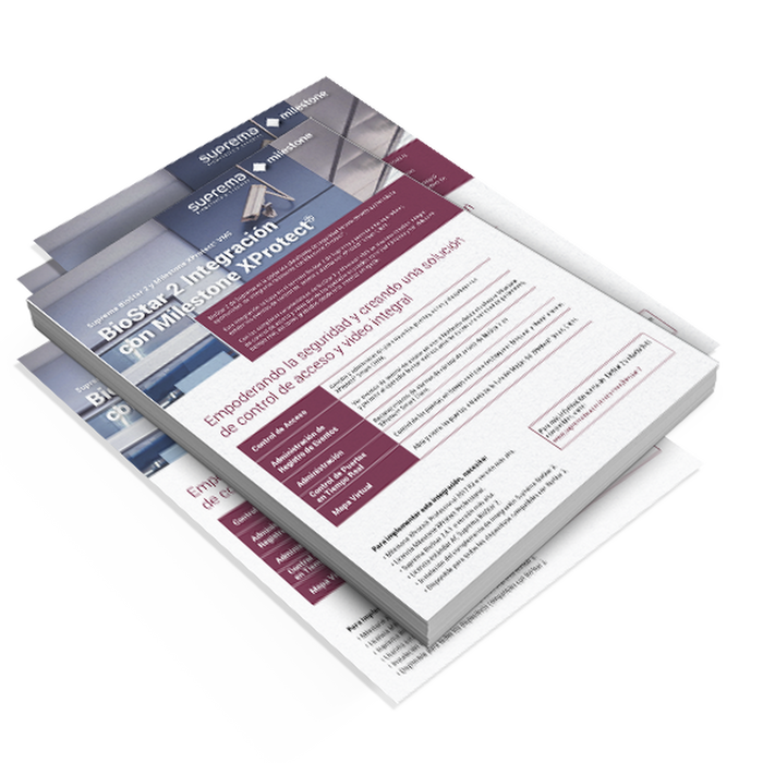 Folleto Milestone Suprema 2019 (Paquete con 30)