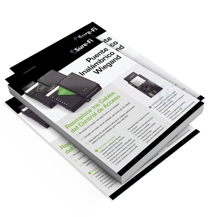 Brochure Sure-Fi Wiegand 2019 (Paquete con 30)