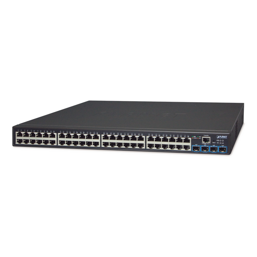 Switch Administrable de 48-puertos 10/100/1000T + 4-puertos 10G SFP+