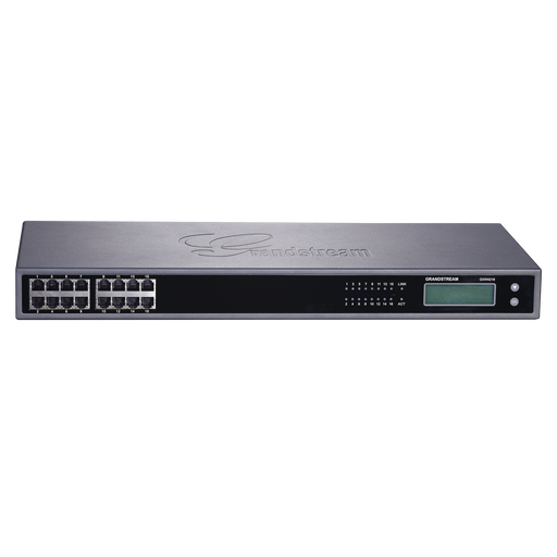 Gateway VoIP GrandStream ATA de 16 puertos FXS + 1 puerto TELCO de 50 pins, p/montaje en rack