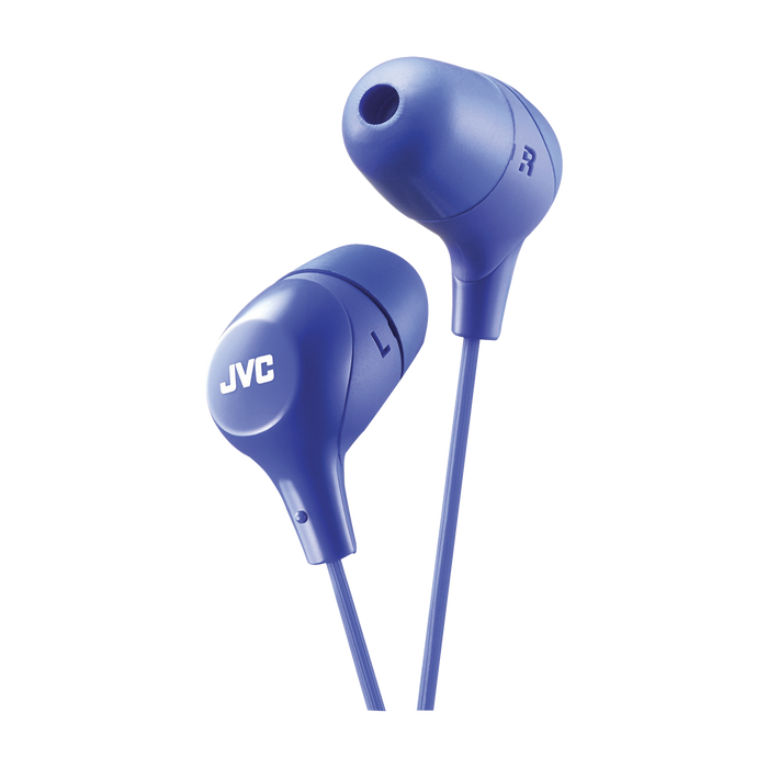 JVC HAFX38A BLUE Auriculares intrauditivos Marshmallow de alta calidad