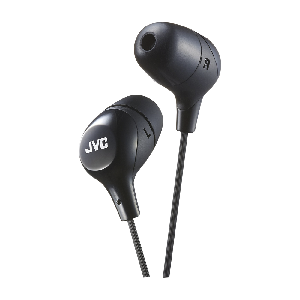 Auriculares intrauditivos JVC HA FX38 BLACK Marshmallow de alta calidad