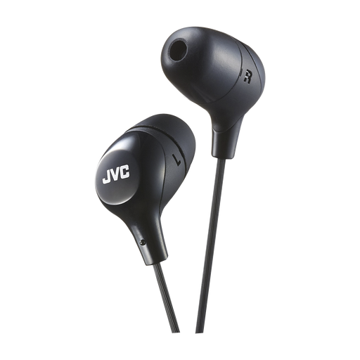 Auriculares intrauditivos JVC HA FX38 BLACK Marshmallow de alta calidad