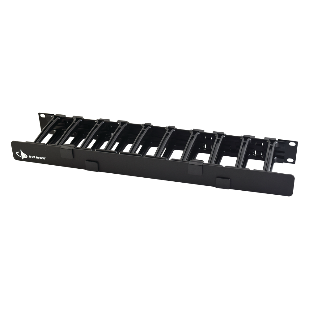 Organizador de Cable Horizontal RouteIT, Sencillo, Para Rack de 19in, 4in de profundidad, 1UR