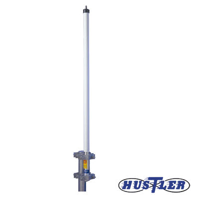 Antena base UHF 450-470 MHz, Fibra de Vidrio, 9 dB de Ganancia, Serie HD para Climas Difíciles