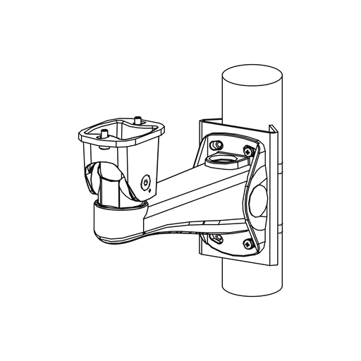 Adaptador de Montaje de Poste para Montaje de pared HHMW