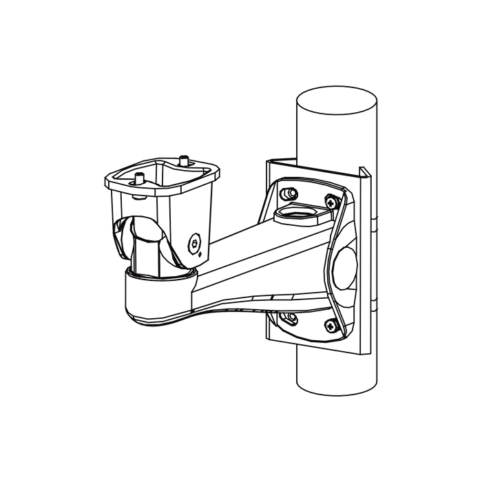 Adaptador de Montaje de Poste para Montaje de pared HHMW