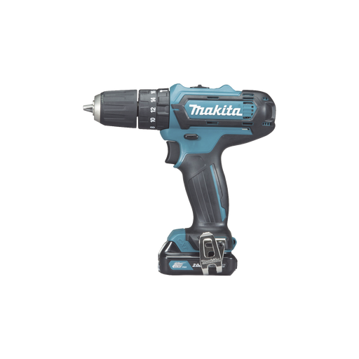 Rotomartillo/Taladro Inalámbrico (Broquero 3/8") de 1700 RPM, 12Vcd, Torque 28 N.m (Incluye 2 Baterías y Cargador Rápido). Maletín plástico.