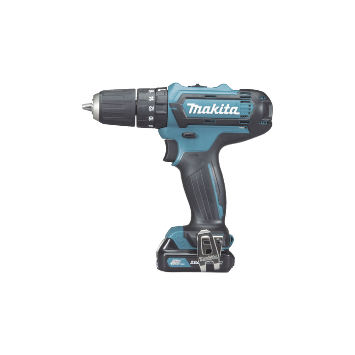 Rotomartillo/Taladro Inalámbrico (Broquero 3/8") de 1700 RPM, 12Vcd, Torque 28 N.m (Incluye 2 Baterías y Cargador Rápido). Maletín de Tela.