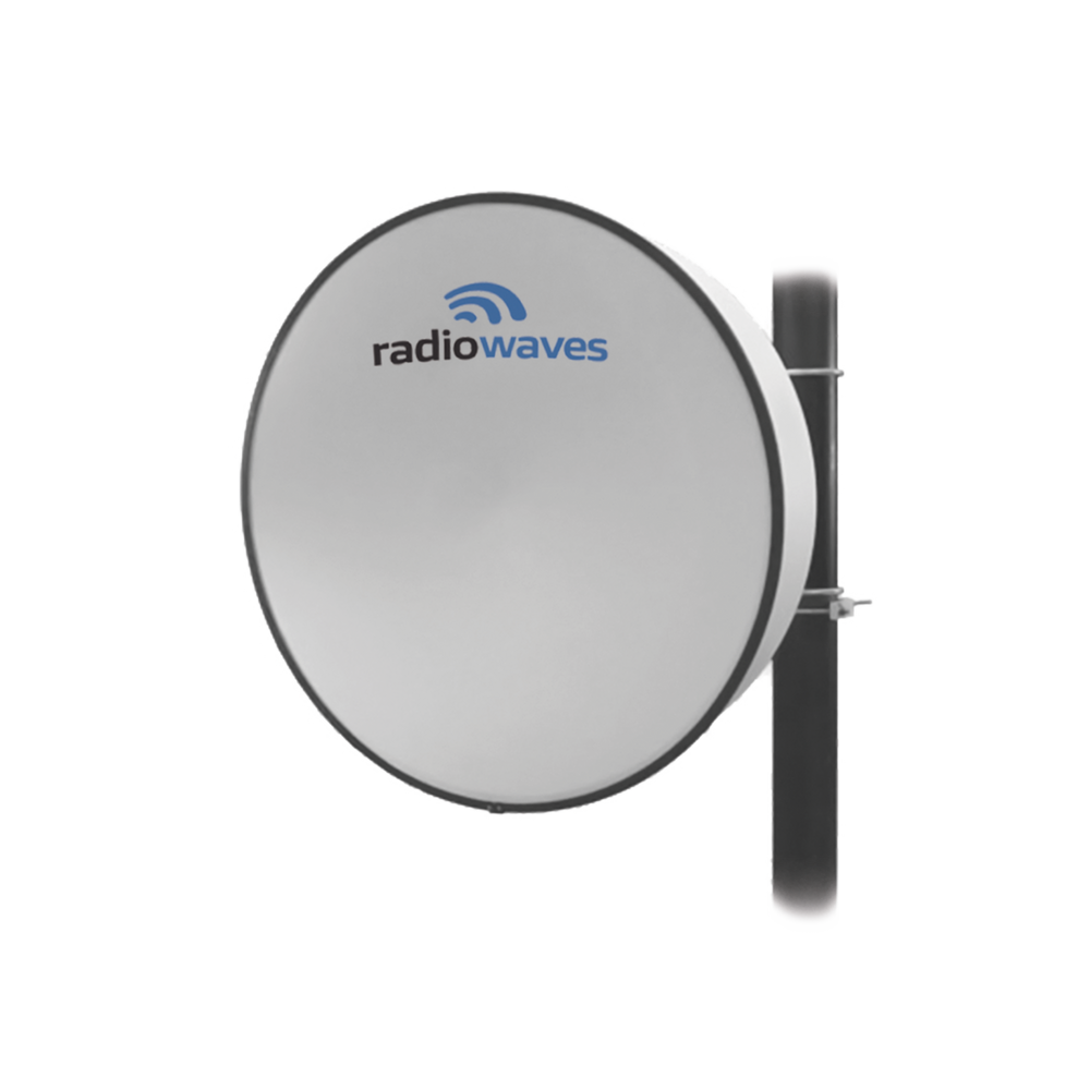 Antena direccional, Dimensiones (3 ft), 5.25 - 5.85 GHz, 2 conectores N-hembra, Ganancia de 32dBi, Radomo y montaje incluido.