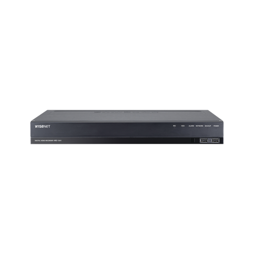 DVR 16 Canales hasta 4 Megapixel / Soporta 4 Tecnologías (AHD, TVI, CVI, CVBS) / Hasta 2HDDs / Entradas y Salidas de Audio y Alarma