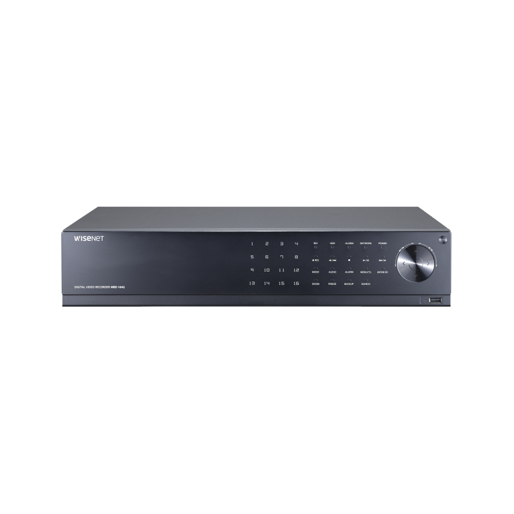 DVR 16 Canales hasta 4 Megapixel / Soporta 4 Tecnologías (AHD, TVI, CVI, CVBS) / Hasta 8 HDDs / Entradas y Salidas de Audio y Alarma / Incluye 8TB