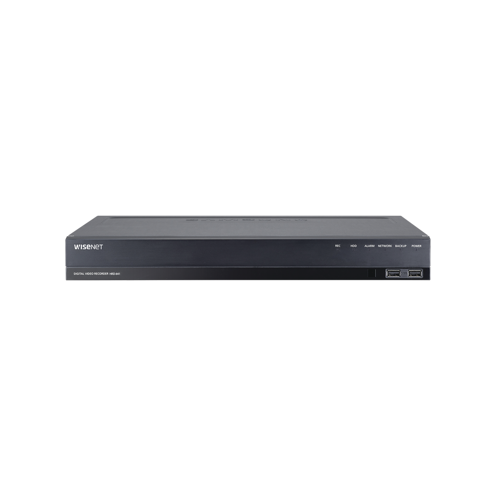 DVR 8 Canales hasta 4 Megapixel / Soporta 4 Tecnologías (AHD, TVI, CVI, CVBS) / Hasta 2HDDs / Entradas y Salidas de Audio y Alarma / Incluye 10TB